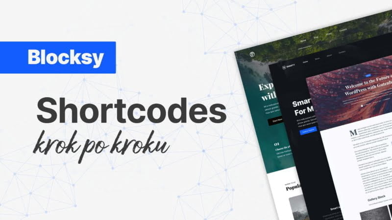 Blocksy shortcodes krok po kroku